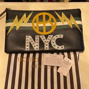 New!! Henri Bendel West 57th Novelty Pouch